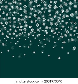 Christmas design vector. Snowflake icon. Icon set of snowflakes. Vector illustration.