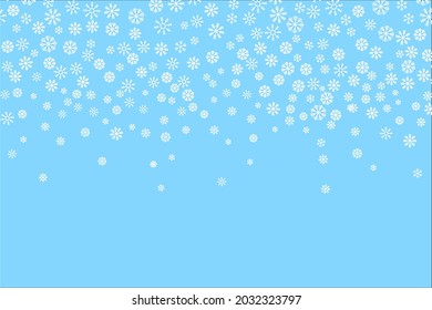 Weihnachtsdesign-Vektorgrafik. Schneeflocken-Symbol. Symbolsatz von Schneeflocken. Vektorgrafik.