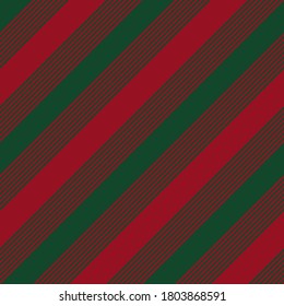 Christmas diagonal striped seamless pattern background suitable for fashion textiles, graphics