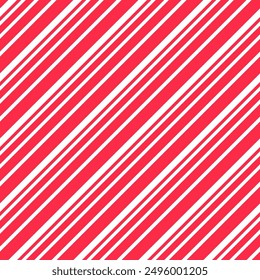 Christmas diagonal striped seamless pattern. Gift wrapping paper texture.