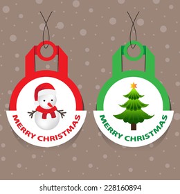christmas discount tag template