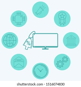 Christmas discount tag vector icon sign symbol