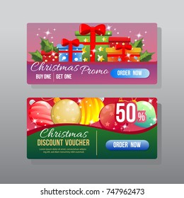 christmas discount web banner