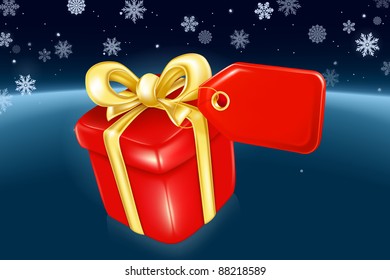 Christmas discounts, background