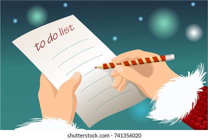 Christmas to do list