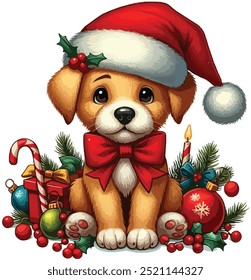 Christmas Dog Design, dog Christmas quotes,dog Christmas clipart