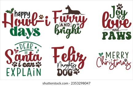 Christmas Dog Design, Christmas Dog SVG Design Template, Christmas Dog SVG bundle. svg