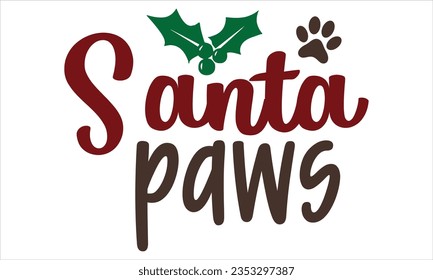 Christmas Dog SVG Design, Christmas Dog Sticker Design Template, Christmas SVG.