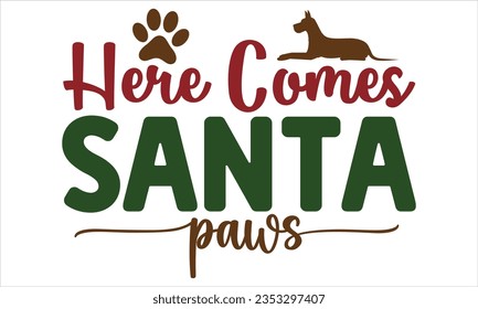 Christmas Dog SVG Design, Christmas Dog Sticker Design Template, Christmas SVG.