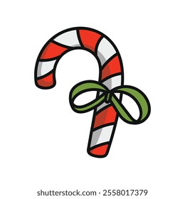 Christmas Doodle Illustration - Candy