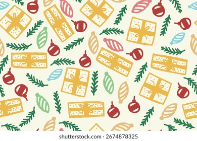 Padrões de doodle de Natal para fundos de tecido, etc.