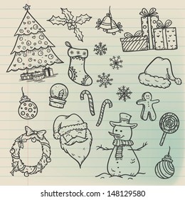 Christmas Doodle Set