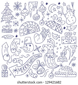 Christmas doodles