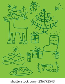 Christmas doodles