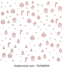 Christmas doodles, festival background