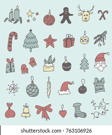 Christmas Doodles Set