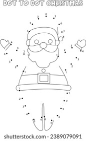 Christmas dot to dot coloring page, dot to dot Christmas, 