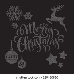 Christmas dots  elements. Vector illustration EPS 10