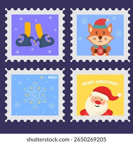 Christmas dove vector. Peaceful turtle doves for second day of christmas. Vintage stamp illustration with classic feather frame. Traditional holiday card design with love and ornament.