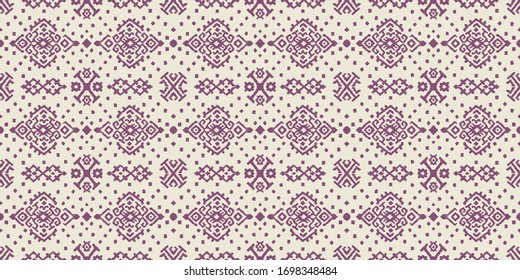 Christmas drawing with snowflakes. The Nordic style. Folk print with flakes. Scandinavian, Portuguese ornament. Spanish porcelain. Oriental damask. Ethnic motif. Ikat geometric folklore background. 