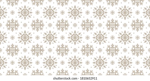 Christmas drawing with snowflakes. The Nordic style. Folk print with flakes. Scandinavian, Portuguese ornament. Spanish porcelain. Oriental damask. Ethnic motif. Ikat geometric folklore background. 
