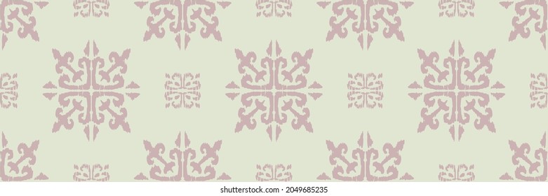 Christmas drawing with snowflakes. The Nordic style. Folk print with flakes. Scandinavian, Portuguese ornament. Spanish porcelain. Oriental damask. Ethnic motif. Ikat geometric folklore background. 
