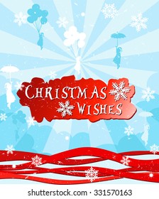 Christmas dream wonderland illustration