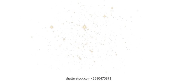 Christmas Dust. Christmas Bokeh Lights. Festive Designs.White png dust light. Christmas background of shining dust. Spark overlay. Holiday powder dust for cards, invitations, banners, and ads.