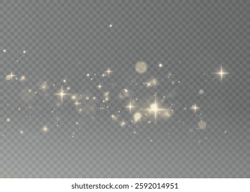 Christmas dust effect with bokeh lights and festive sparkles. Features white PNG dust light, shining confetti, and glowing overlays, perfect for holiday cards, invitations, banners, and festive advert