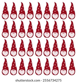 CHRISTMAS DWARFS GNOMES DESIGN PATTERN TEXTURE