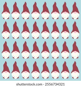 CHRISTMAS DWARFS GNOMES DESIGN PATTERN TEXTURE