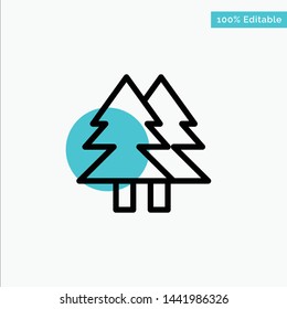 Christmas, Eco, Environment, Green, Merry turquoise highlight circle point Vector icon
