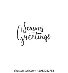 christmas edition vector brush lettering. Hand drawn modern brush calligraphy isolated on white background. Christmas vector ink illustration. Creative typography for Holiday greeting cards, banner