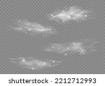 Christmas effect of a cold blizzard. Freezing breath curve trails. Flow snowy smoky stream, icy vapor. Cold wind with snow blow, winter weather with white smoke flying snowflakes. Vector illustration