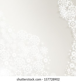 Christmas elegant background with snowflakes. And also includes EPS 10 vector