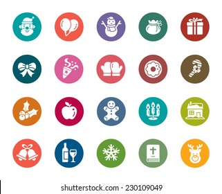 Christmas Element Color Icons
