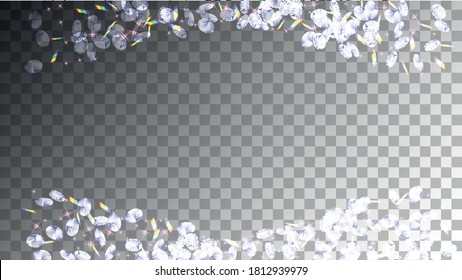 Weihnachtselement. Elegante Kaleidoskop Textur. Realistische Luxus-Illustration. Regenbogendesign. Transparentes Weihnachtselement. Beauty Vintage Print. Grauer Schatz aus Glamour.