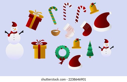 
Christmas element graphic design illustration icon