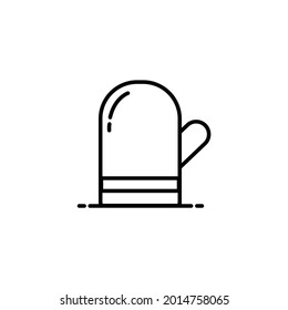 Christmas Element Handkerchief Outline icon