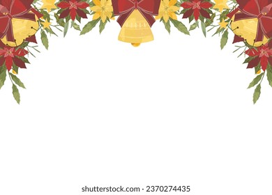 Christmas Element Illustrations Frame Background