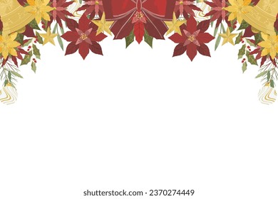 Christmas Element Illustrations Frame Background