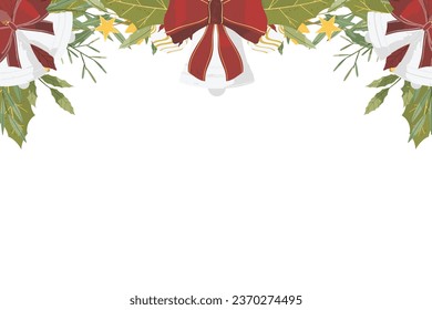 Christmas Element Illustrations Frame Background