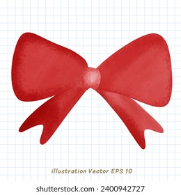 Weihnachtselement auf weißem Hintergrund im Weihnachtsfeiertag , Vektorgrafik EPS10