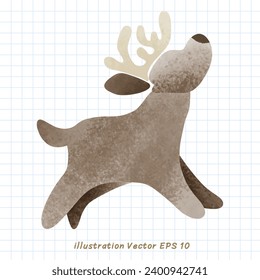 Weihnachtselement auf weißem Hintergrund im Weihnachtsfeiertag , Vektorgrafik EPS10