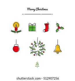 Christmas element, ornaments, Vector file