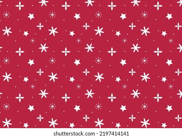 Christmas element  pattern wallpaper. Christmas element icon. 
Star. Snow and dot pattern.