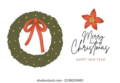Christmas element vector, Christmas illustration vector, New year banner, Abstract isolated Christmas item, Christmas decoration
