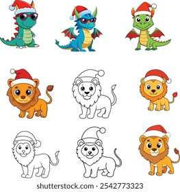 Christmas element, Christmas vector illustration on a white background
