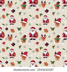 christmas elements a blue background, christmas background