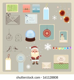 Christmas elements collection